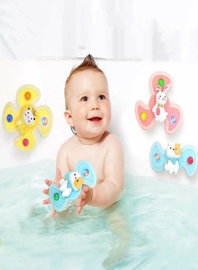 Storio Suction Spinner Toys for Babies & Toddlers - Cute Animal Fidget Toys with Strong Suction | Sensory Montessori Toys for Kids 0-5 Years | Travel-Friendly Baby Toys - Image 4